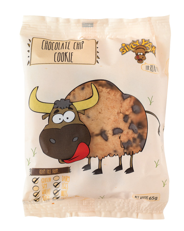 Silly Yaks Gluten Free Chocolate Chip Cookie 65g