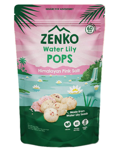 Zenko Water Lily Pops Himalayan Pink Salt 28g