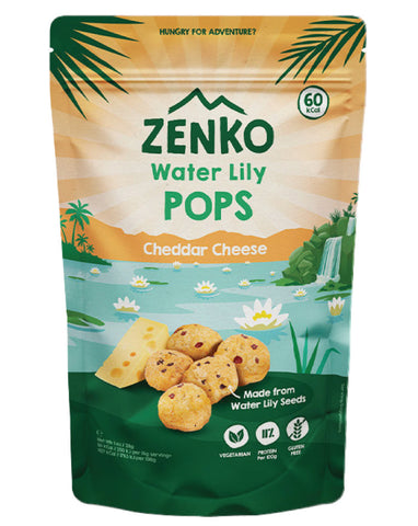 Zenko Water Lily Pops Cheddar Cheese 28g