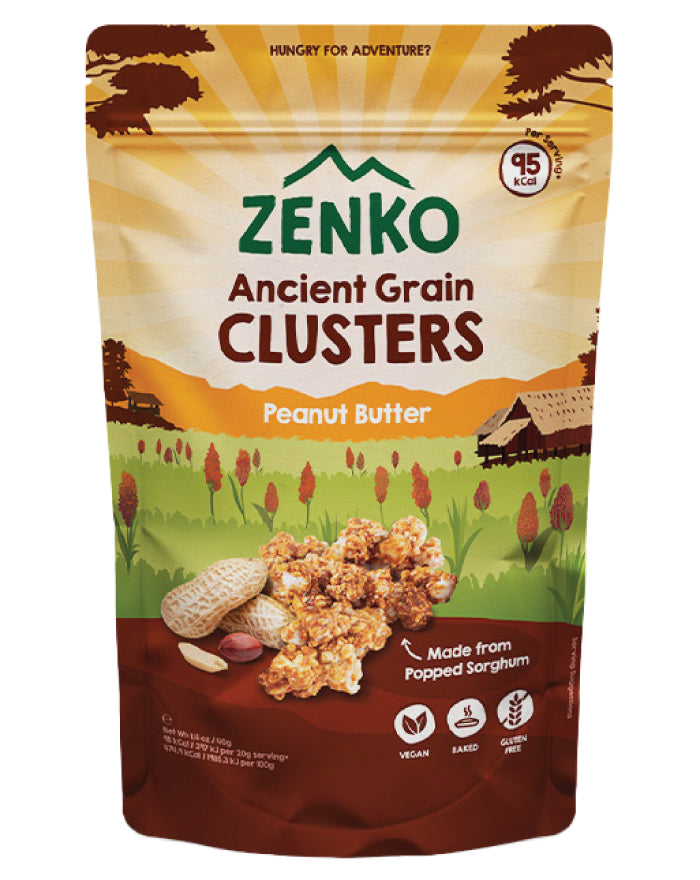 Zenko Ancient Grain Clusters Peanut Butter 40g