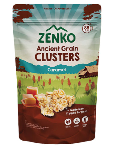 Zenko Ancient Grain Clusters Caramel 40g