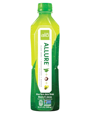 ALO Allure Mango and Mangosteen Aloe Vera Drink 500ml wholesale beverage for Australian retailers