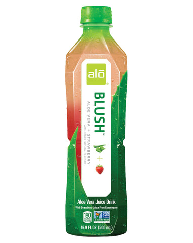 ALO Blush Strawberry Aloe Vera Drink 500ml wholesale beverage for Australian retailers