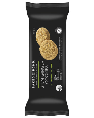 Baked on Bond Gluten Free Cookies Stem Ginger 160g