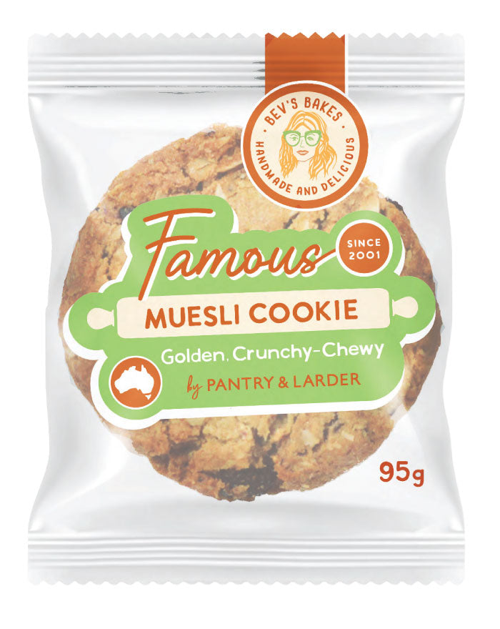 Bev's Bakes Famous Muesli Cookie 95g | Better For You Snack