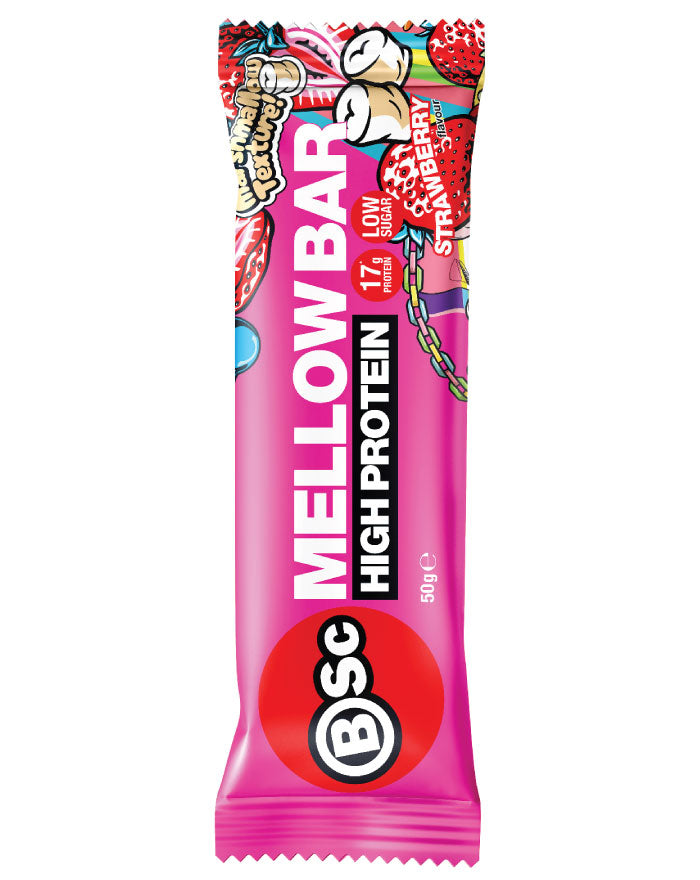 BSc Mellow Bar Strawberry 50g