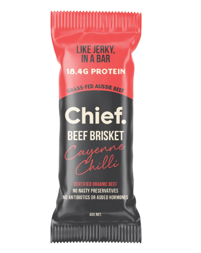 Chief Nutrition Cayenne Chilli Beef Bar 40g