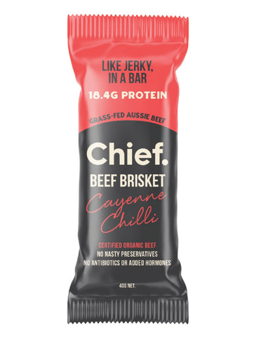 Chief Nutrition Cayenne Chilli Beef Bar 40g