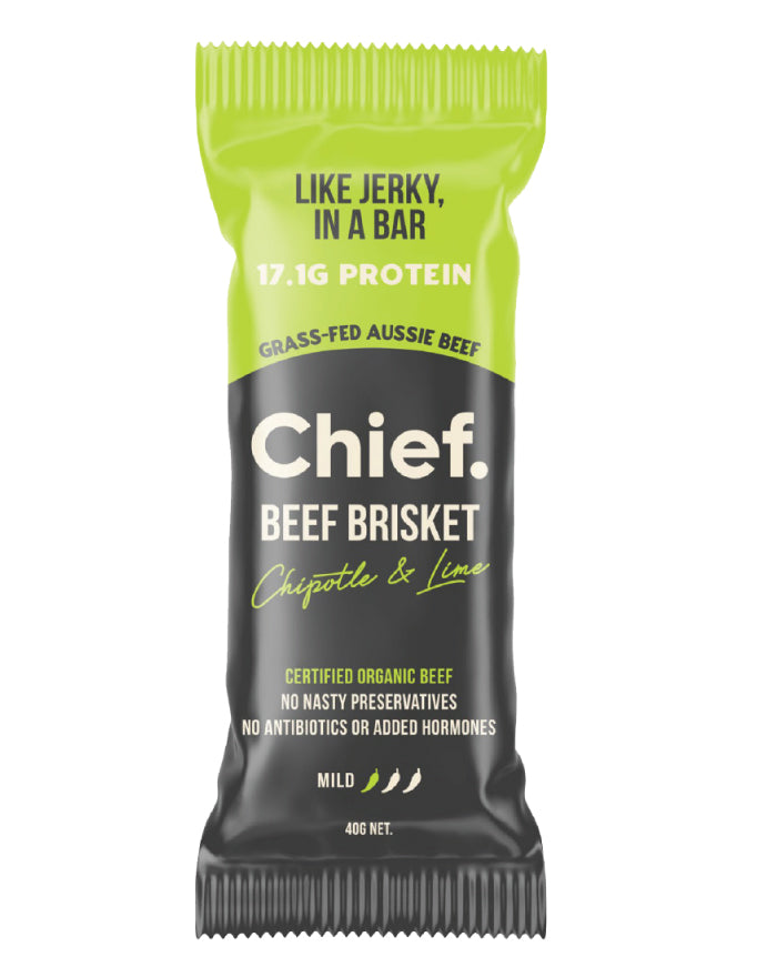 Chief Nutrition Chipotle and Lime Beef Bar 40g