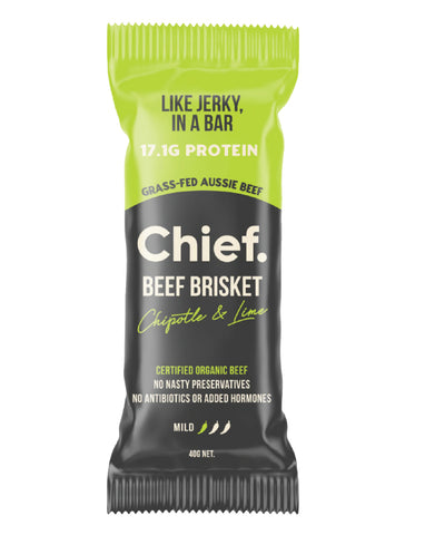 Chief Nutrition Chipotle and Lime Beef Bar 40g