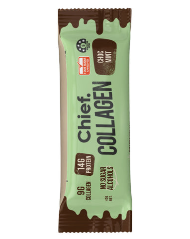 Chief Nutrition Collagen Bar Choc Mint 45g