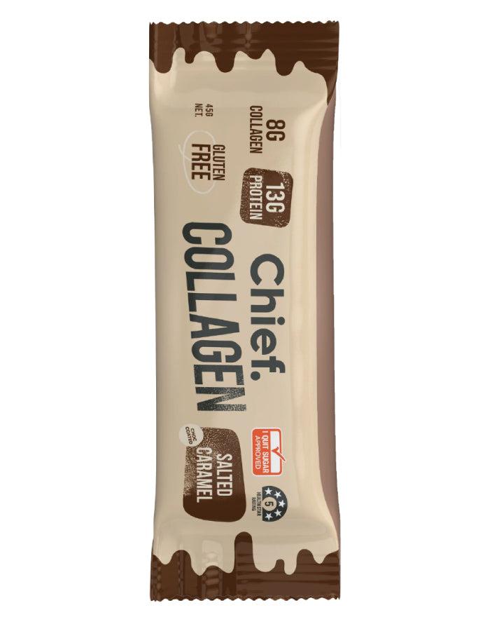 Chief Nutrition Collagen Bar Choc Salted Caramel 45g