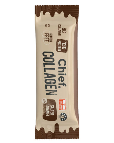 Chief Nutrition Collagen Bar Choc Salted Caramel 45g