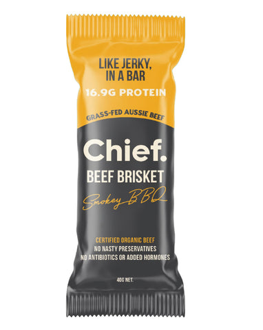 Chief Nutrition Smokey BBQ Beef Bar 40g