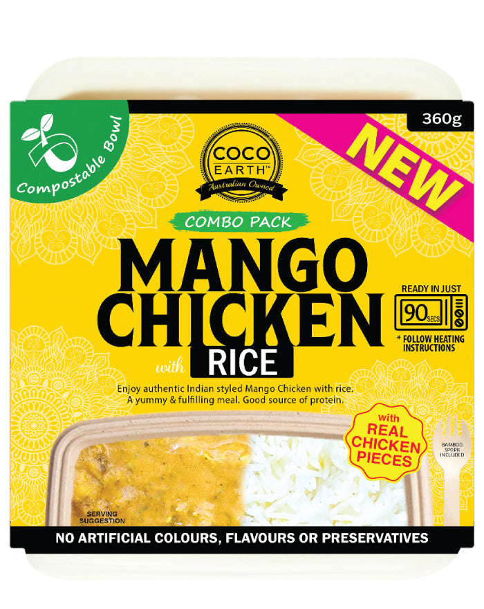 Coco Earth Mango Chicken With Rice 360g product image