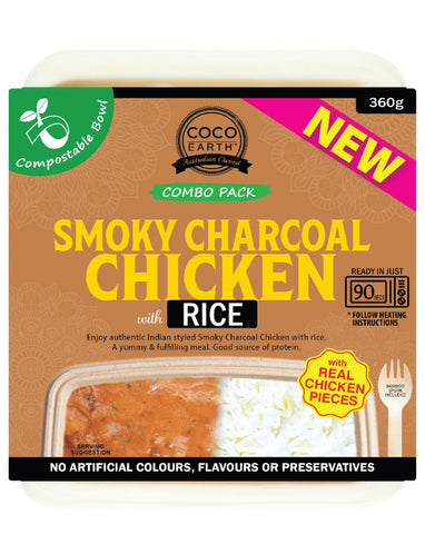 Coco Earth Smoky Charcoal Chicken With Rice 360g product image