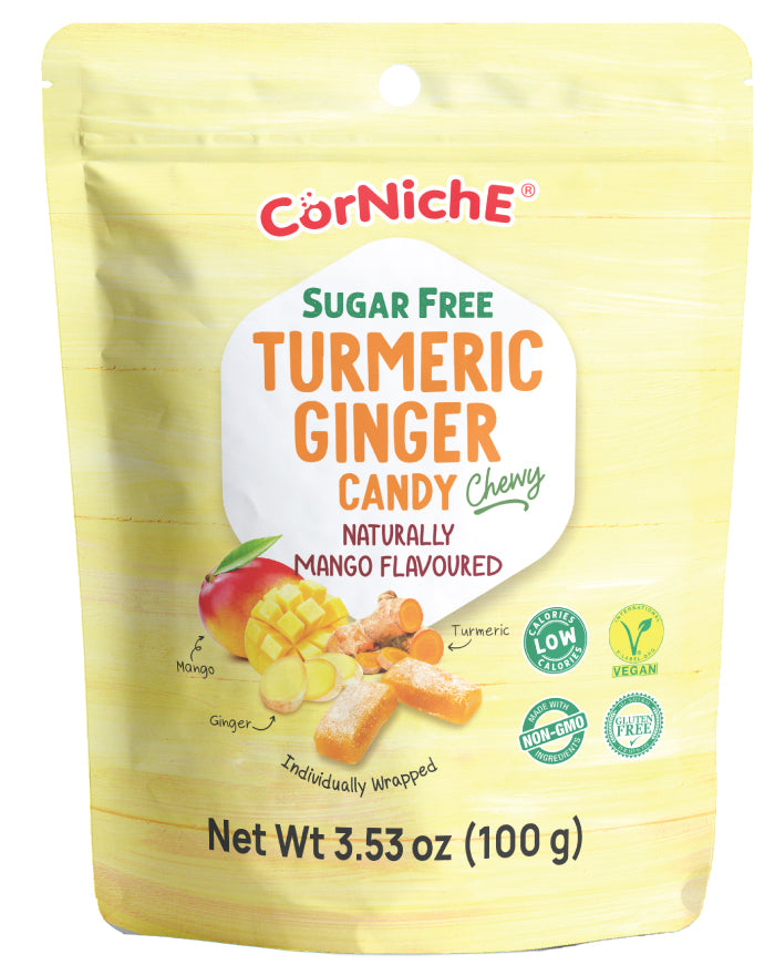 Corniche Sugar Free Ginger Turmeric Candy Mango
