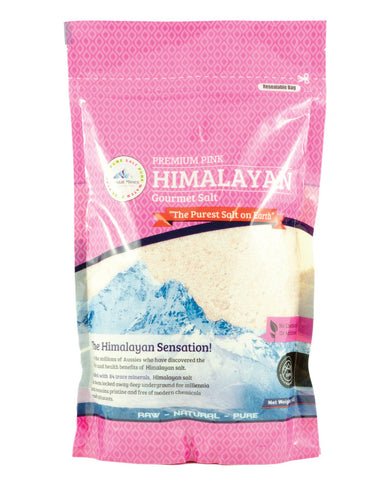 Crystal Mines Himalayan Pink Salt Fine 1kg premium natural Himalayan gourmet salt