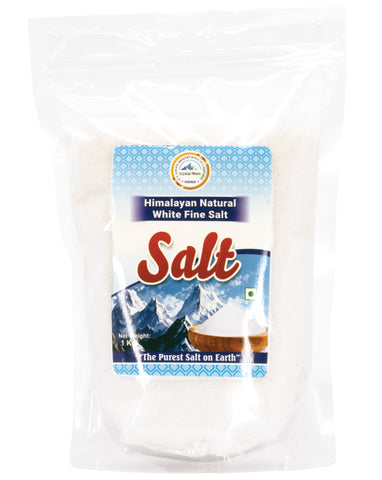 Crystal Mines Himalayan White Salt Fine 1kg premium natural Himalayan salt
