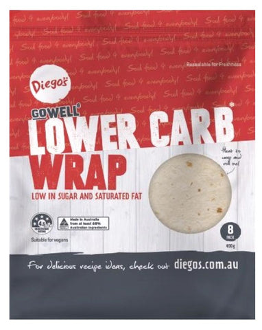 Diego's GoWELL Lower Carb Wrap