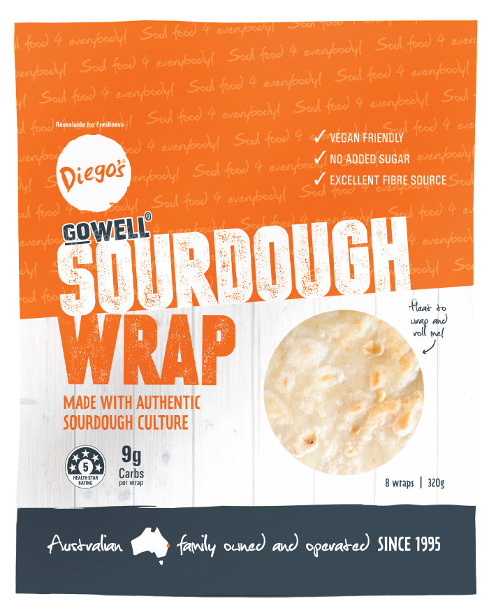 Diego's GoWELL Sourdough Wrap