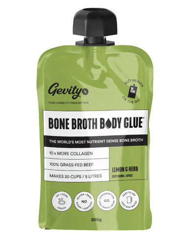 Gevity Rx Bone Broth Body Glue Lemon and Herb 200g