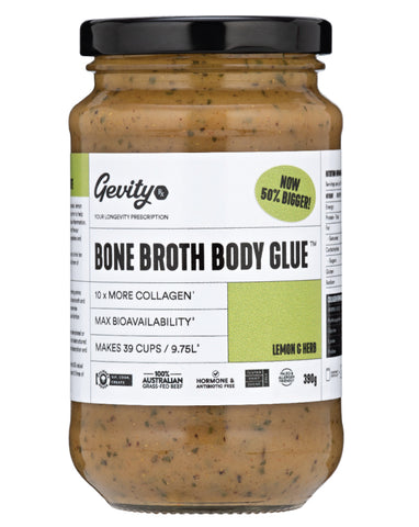 Gevity Rx Bone Broth Body Glue Lemon and Herb 390g