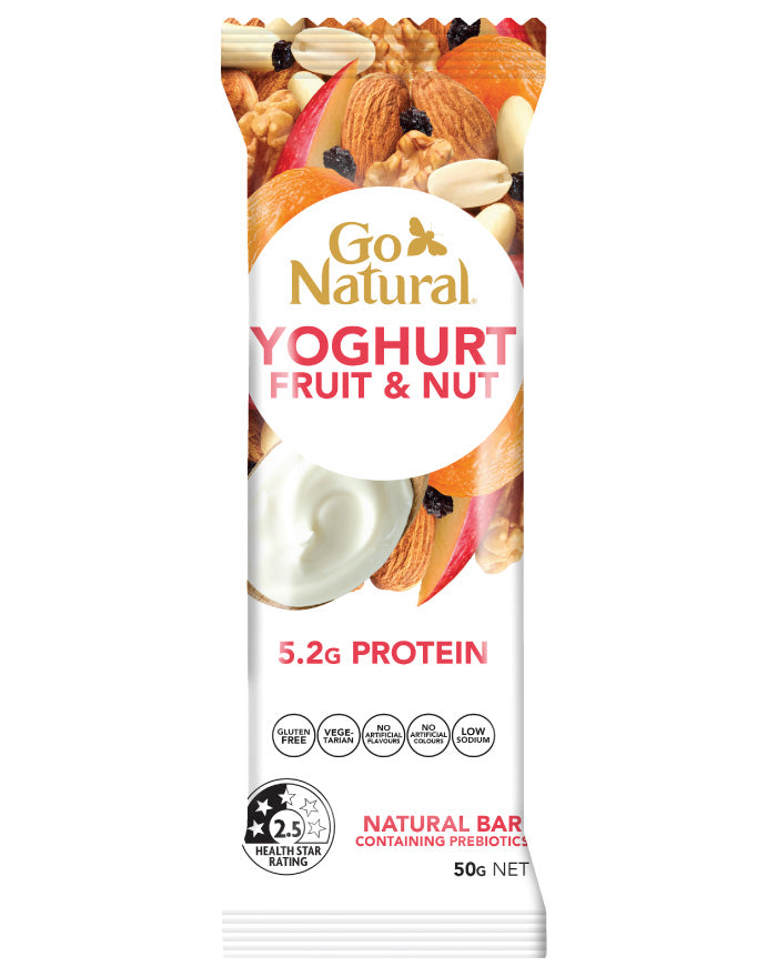 Go Natural Snack Bars Yoghurt Fruit & Nut Delight 50g product image