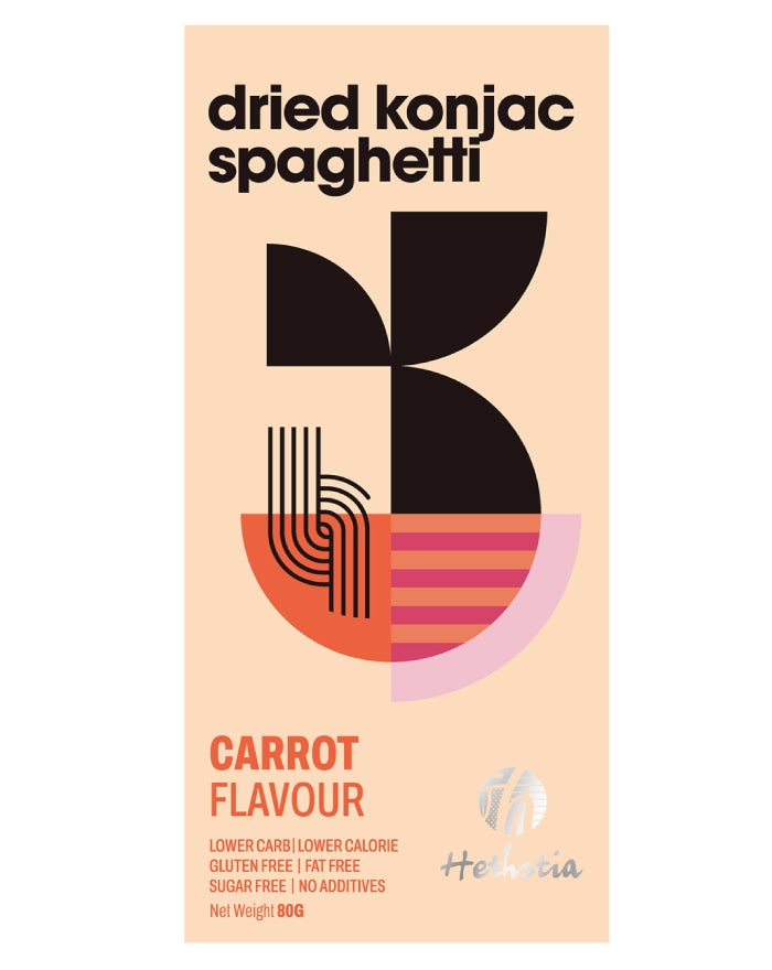 Hethstia Dried Konjac Carrot Spaghetti 80g