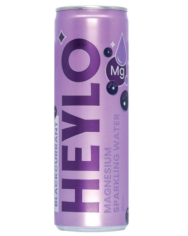 HEYLO Magnesium Sparkling Water Blackcurrant Focus 300ml