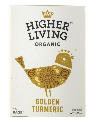 Higher Living Organic Tea Golden Turmeric 27g