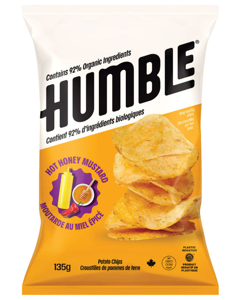Humble Hot Honey Mustard Organic Potato Chips 135g wholesale gluten free potato chips