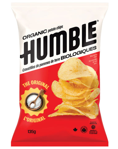 Humble Organic Potato Chips Original 135g organic gluten free vegan chips