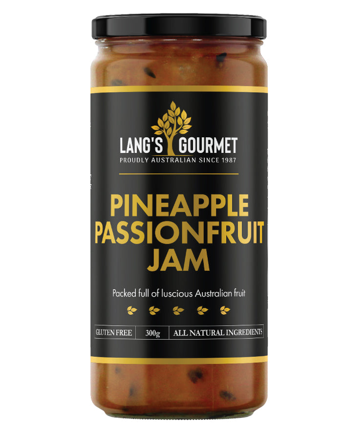 Lang's Gourmet Pineapple Passionfruit Jam 300g | Gourmet Jam