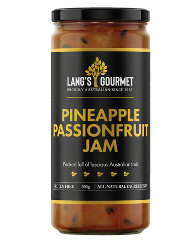 Lang's Gourmet Pineapple Passionfruit Jam 300g | Gourmet Jam