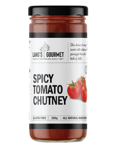 Lang's Gourmet Spicy Tomato Chutney 320g | Gourmet Chutney
