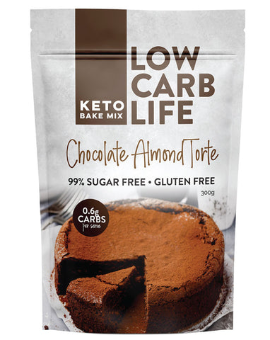Low Carb Life Chocolate Almond Torte 300g gluten free keto dessert mix