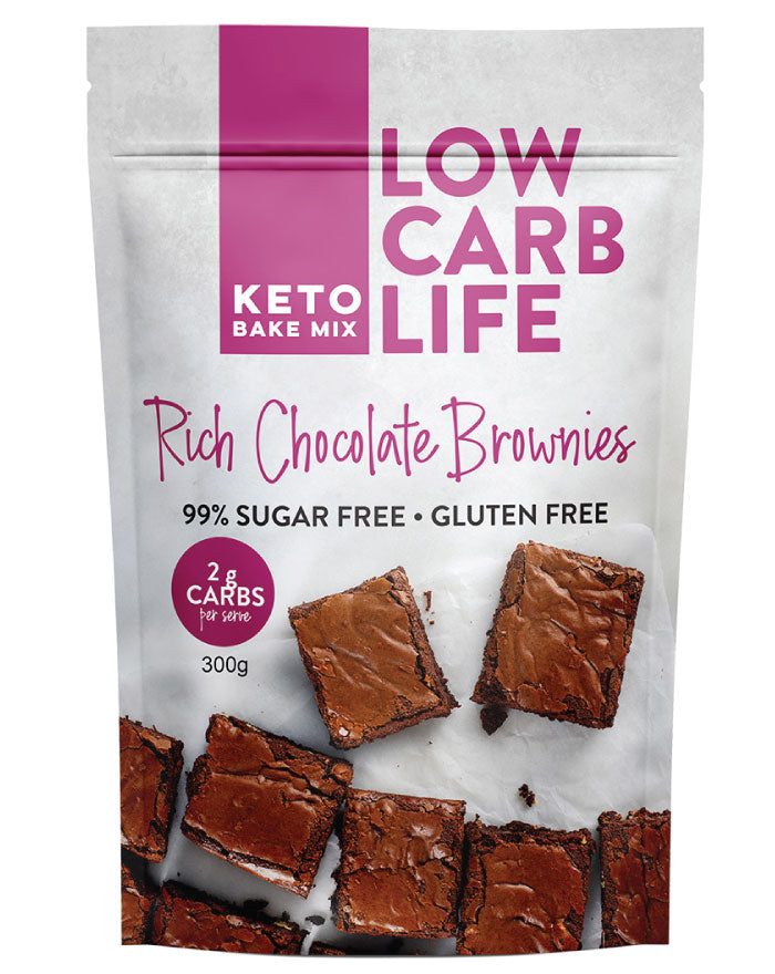 Low Carb Life Rich Chocolate Brownie 300g gluten free keto bake mix