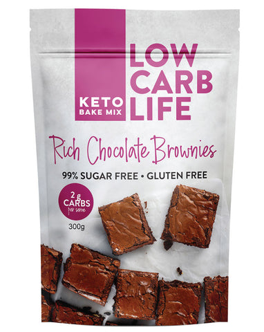 Low Carb Life Rich Chocolate Brownie 300g gluten free keto bake mix