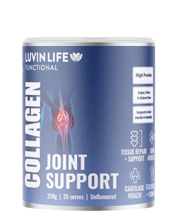 Luvin Life Joint Support Collagen 250g FORTIGEL bioactive collagen peptides gluten free powder