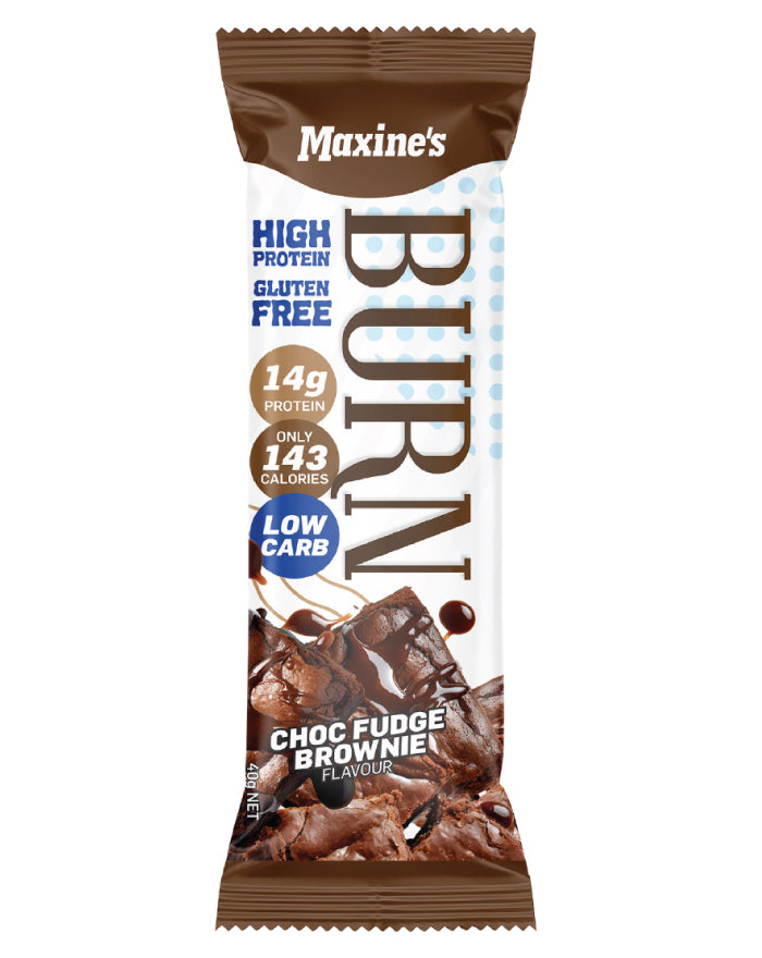 Maxine's Burn Bar Choc Fudge Brownie 40g