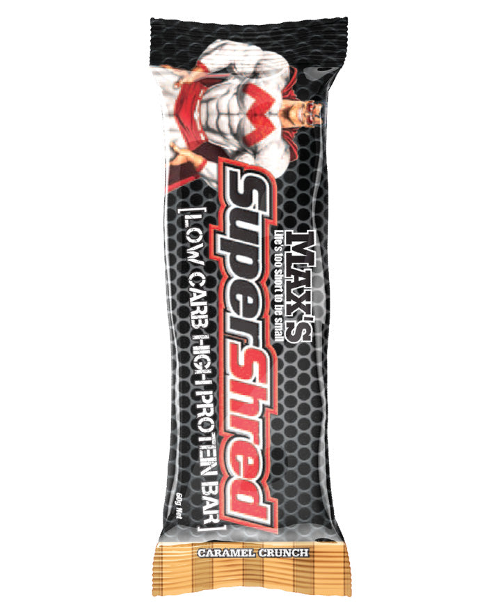 Max's Super Shred Low Carb Bar Caramel Crunch 60g