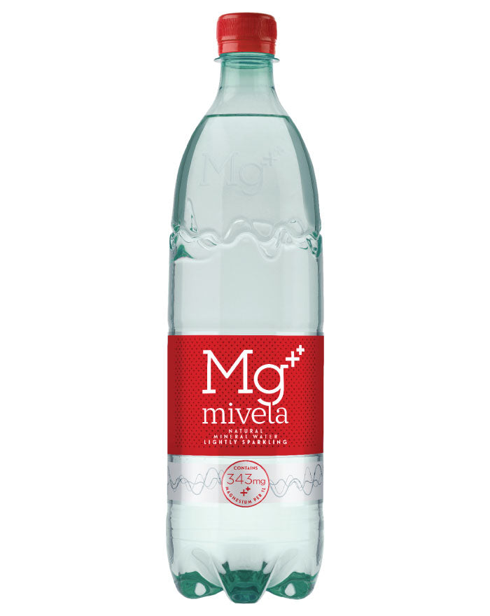 Mg Mivela Natural Lightly Sparkling Magnesium Water 1L bottle