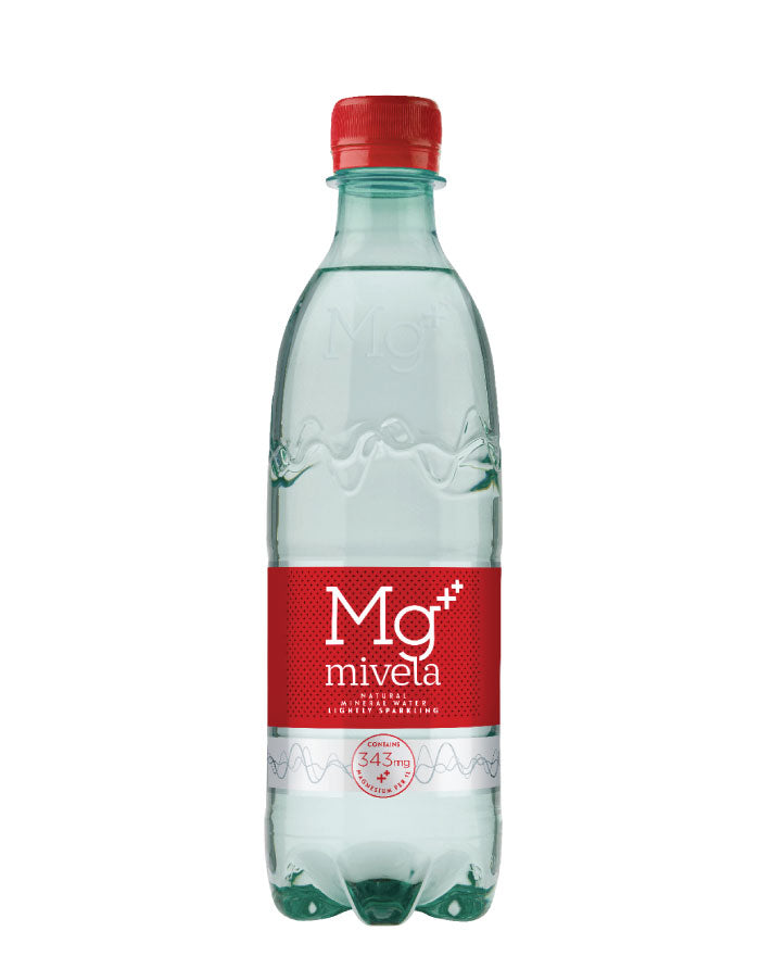 Mg Mivela Natural Lightly Sparkling Magnesium Water 500ml bottle