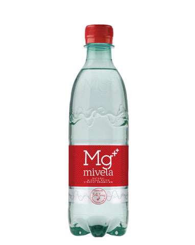 Mg Mivela Natural Lightly Sparkling Magnesium Water 500ml bottle