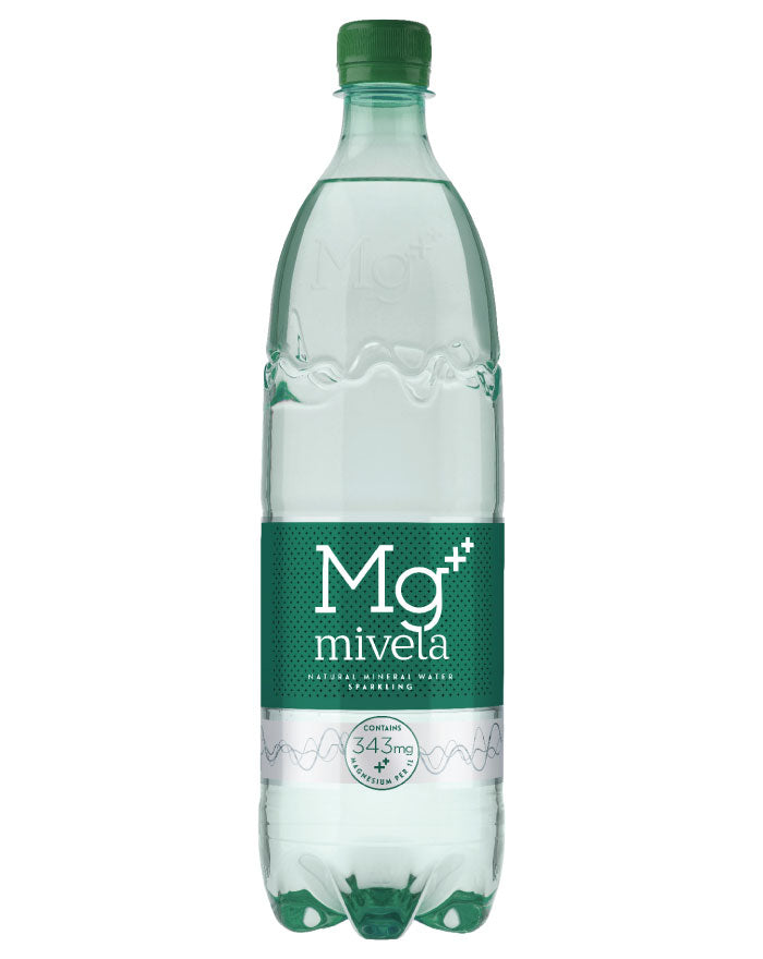 Mg Mivela Natural Sparkling Magnesium Water 1L bottle