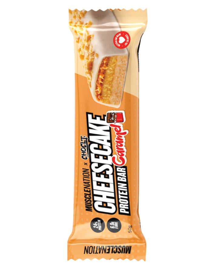 Muscle Nation Cheesecake Protein Bar Caramel 50g product image