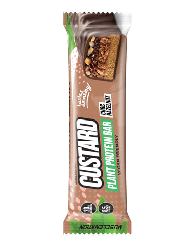 Muscle Nation Plant Protein Custard Bar Choc Hazelnut 50g product image
