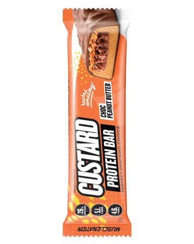 Muscle Nation Protein Custard Bar Choc Peanut Butter 60g product image
