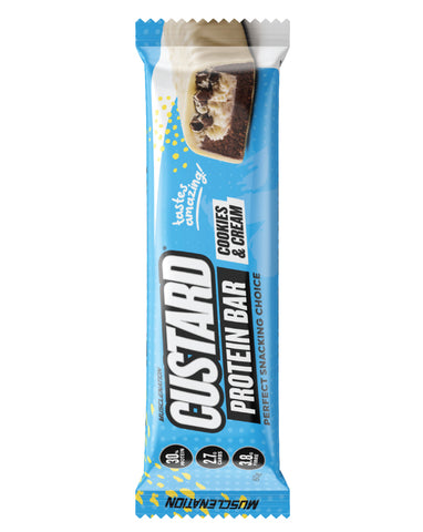 Muscle Nation Protein Custard Bar Cookies & Cream 60g product image